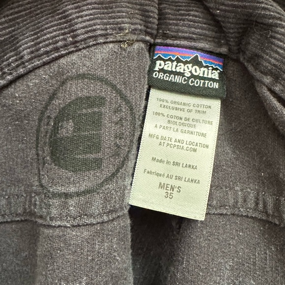 Patagonia Men’s Classic Corduroy Pants / Sz. 35 / Dark Blue - Picture 12 of 14